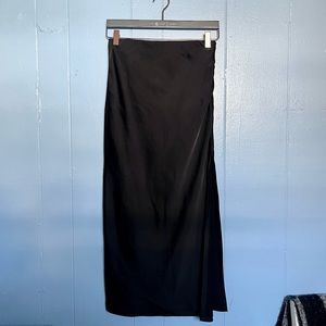 UO Satin Midi Skirt